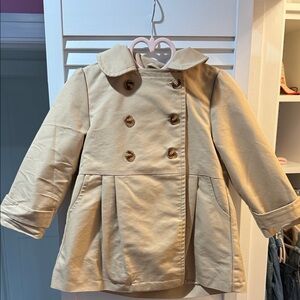 Chic Tan Kids Pea Coat